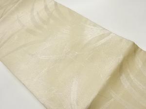 草模様織出し名古屋帯